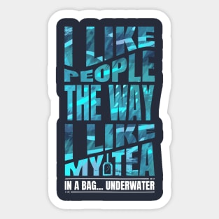 I like people Sticker